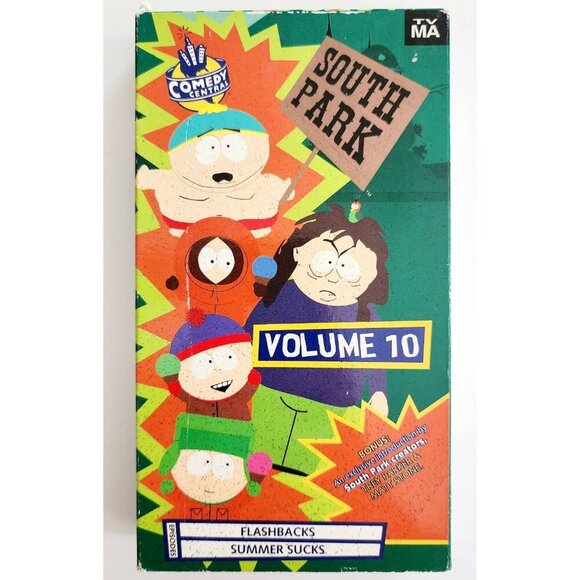 1999 South Park Volume 10 VHS Screening Copy Promo 2 Episodes Bonus Intro E76 - Picture 1 of 2